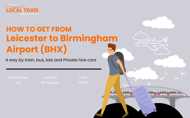Taxi from Leicester to Gatwick Airport