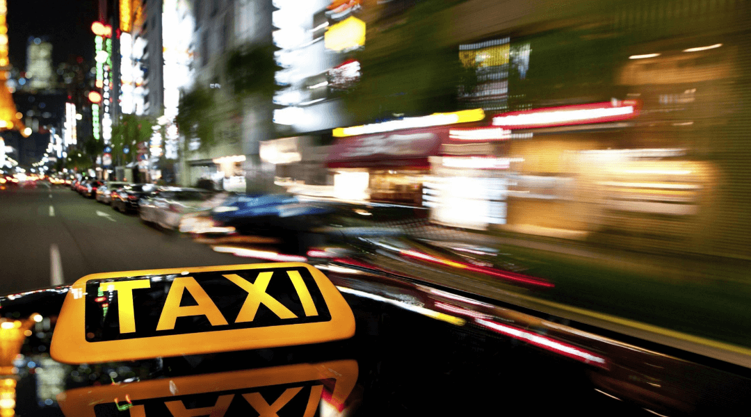 picture of taxi's roof